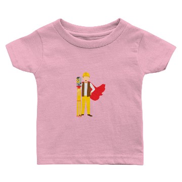 Discover Funny Super Hero Surveyor Engineers gift Baby T-shirts