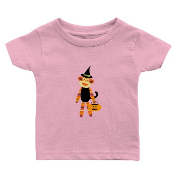 Discover Halloween Sock Monkey Baby T-shirts