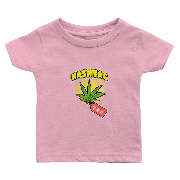 Discover Hashtag marijuana hemp leaf Baby T-shirts