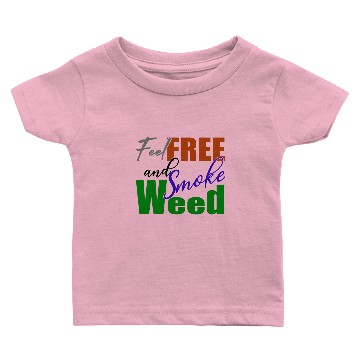 Discover Cannabis Hemp Hashish Pothead Baby T-shirts