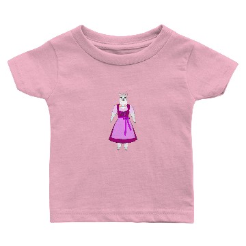 Discover Cute Dirndl Alpaca Llama Baby T-shirts