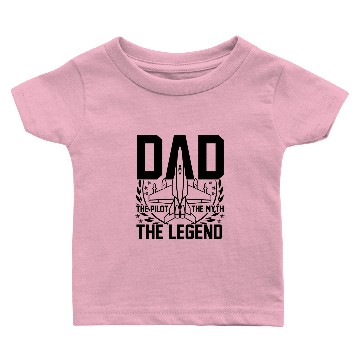 Discover Dad Jet Fighter Pilot Air Force Aircraft Baby T-shirts