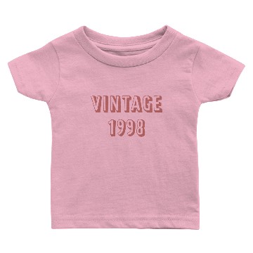 Discover Vintage 1998 (rose design) 21st birthday Baby T-shirts