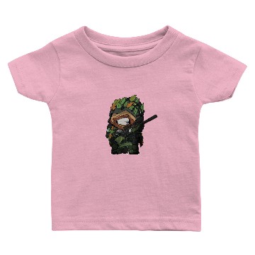 Discover Airsoft - Chibi sniper head Baby T-shirts