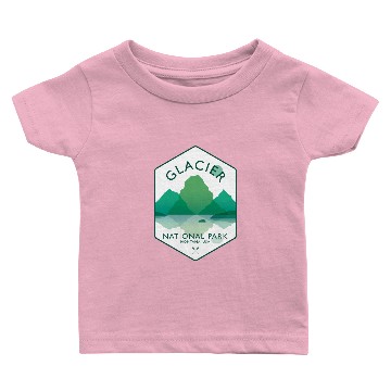Discover Glacier National Park - Montana USA Baby T-shirts