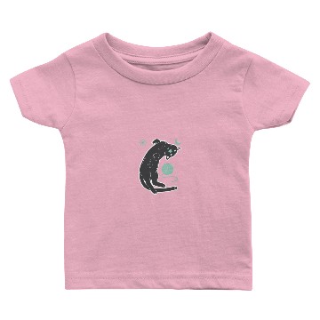 Discover Sweet cat playing with a ball of wool Baby T-shirts