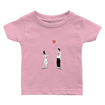 Discover Balloon Heart Release Baby T-shirts