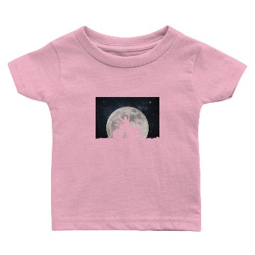Discover Drummer Playing Drums In Moon Space Solar System Baby T-shirts