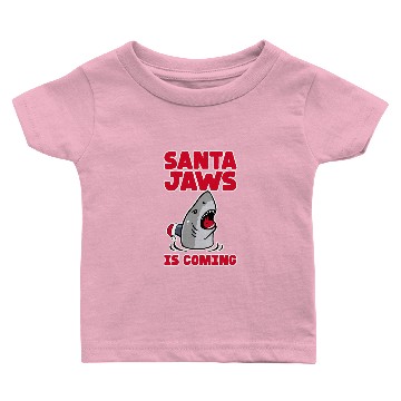 Discover Santa Jaws is coming Baby T-shirts