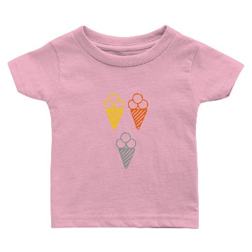 Discover Vanilla Ice Cream Baby T-shirts