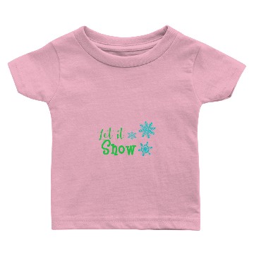 Discover Merry christmas let it snow Baby T-shirts