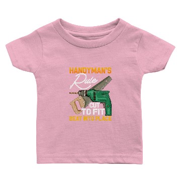 Discover Handyman Tinkerer Carpenter Cabinetmaker Gift Baby T-shirts