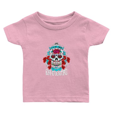 Discover Rose Sugar Skull Baby T-shirts