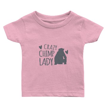 Discover Crazy chimp lady with cute chimpanzee Baby T-shirts