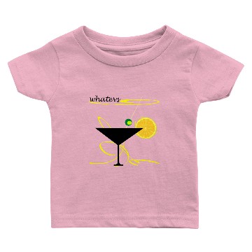 Discover whatevs cocktail glass lemon design abstract Baby T-shirts