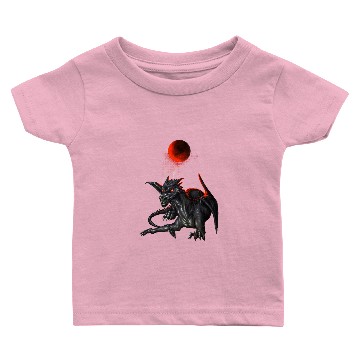 Discover Red Moon Dragon Baby T-shirts