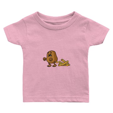 Discover Fries Potato Funny Baby T-shirts