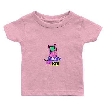 Discover Made in the 90's retro gameboy Baby T-shirts