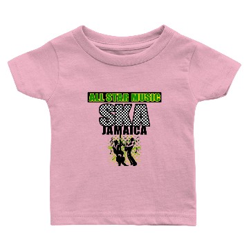 Discover All Star Music Ska Jamaica Baby T-shirts