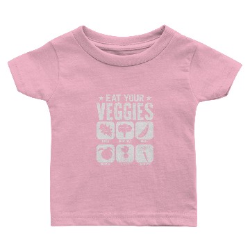 Discover Eat Your Veggies Baby T-shirts Vegetable Gift
