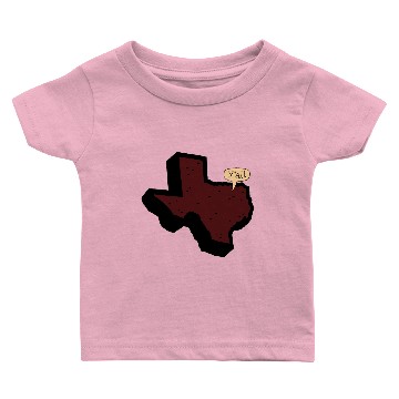 Discover Texas Says Y'all - Maroon Baby T-shirts