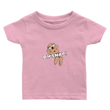 Discover Gingerbread Man Oh Snap Funny Cute Christmas Baby T-shirts
