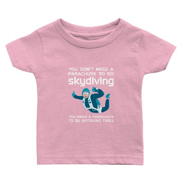 Discover Parachute Skydiving Baby T-shirts