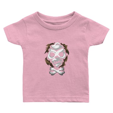 Discover Monkey skull with crossbones Baby T-shirts