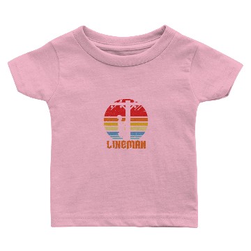 Discover Lineman Retro Baby T-shirts