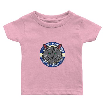 Discover Pop Art Maine Coon for Cat Lovers and Owners Gift Baby T-shirts