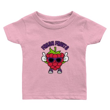 Discover Fresh fruits RASPBERRY Baby T-shirts