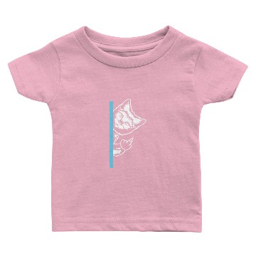 Discover Cat Middle Finger Baby T-shirts