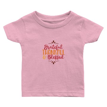 Discover Grateful Thankful Blessed Baby T-shirts