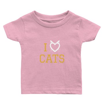 Discover I Love Cats Gift Cute Cat Lover Kittens Kitten Baby T-shirts