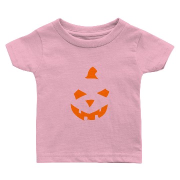 Discover Pumpkin Orange Halloween Baby T-shirts