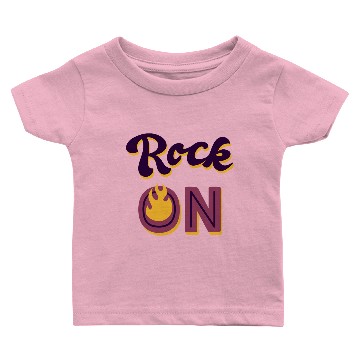 Discover Punk rock and roll electric guitar drummer music Baby T-shirts