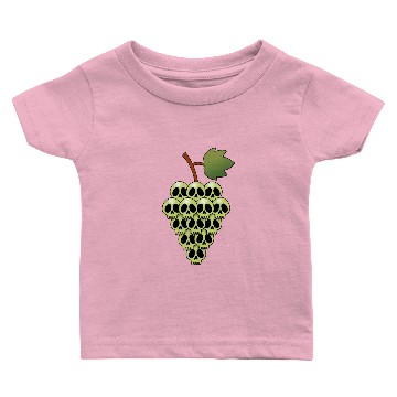 Discover Grape skull Baby T-shirts