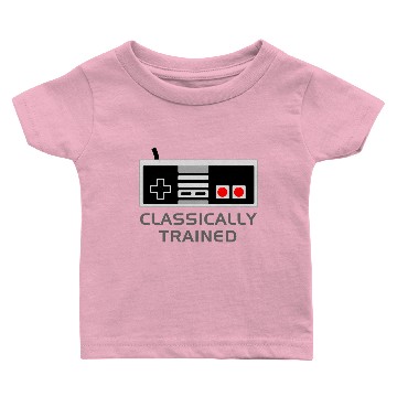 Discover Classically Trained NES Controller Baby T-shirts