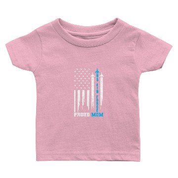 Discover Proud Air Force Mom Baby T-shirts