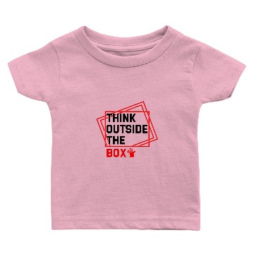 Discover Think Different Clever Border Plate Gift Box Baby T-shirts