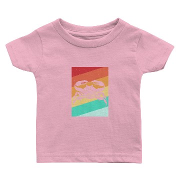 Discover crab crayfish lobster vintage retro Baby T-shirts