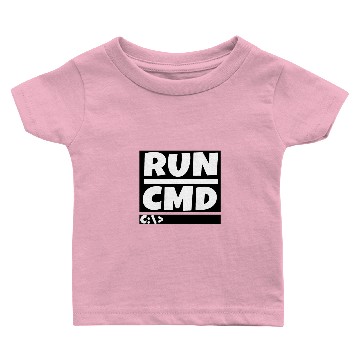 Discover Run cmd | Computer Nerd | Web Designer | CSS | exe Baby T-shirts