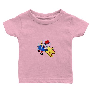 Discover HAND PAINTED AIRPLANE MOUSE Baby T-shirts