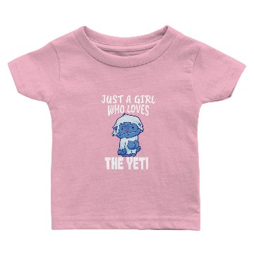Discover Yeti Bigfoot Sasquatch Love Girls Baby T-shirts
