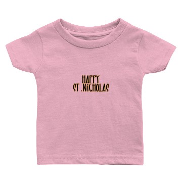 Discover Happy Saint Nicholas Baby T-shirts