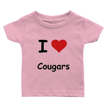 Discover I Love Cougars Baby T-shirts