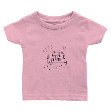 Discover Cute Happy Camper Baby T-shirts