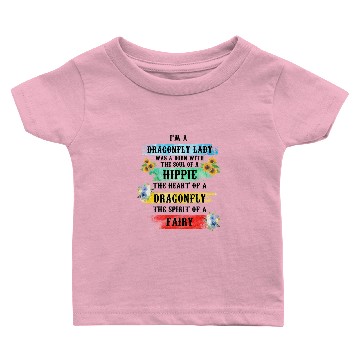 Discover Dragonfly Lady Baby T-shirts