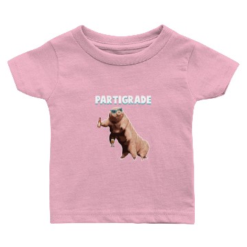 Discover Tardigrade Water Bear Microbiologist Student Party Baby T-shirts