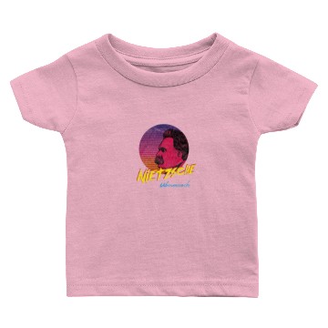 Discover Vintage Retro Nietzsche Übermensch Philosophy Baby T-shirts